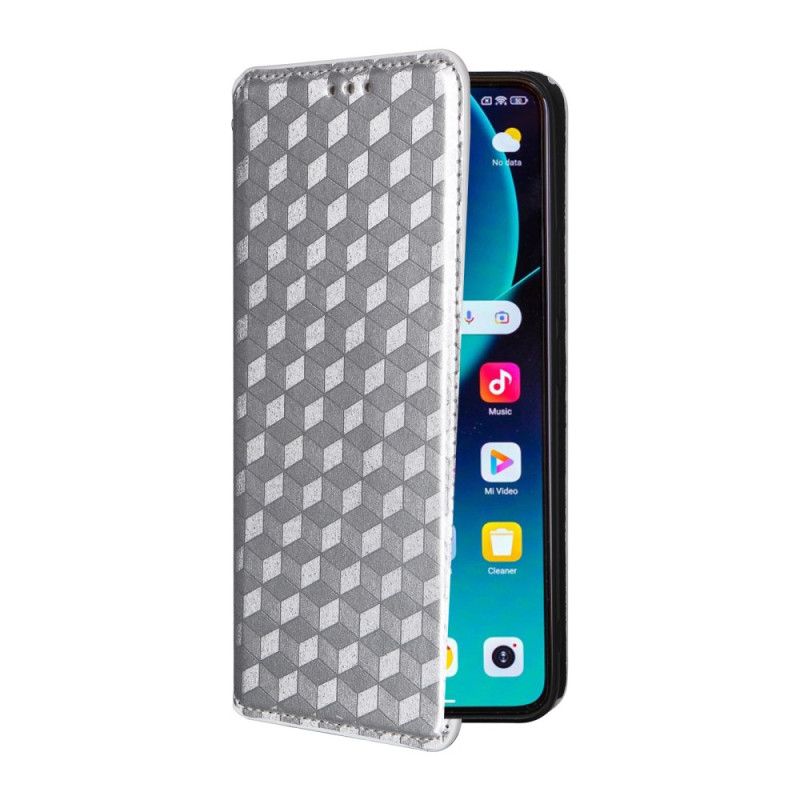 Flip Cover Xiaomi 14T Cubes 3D