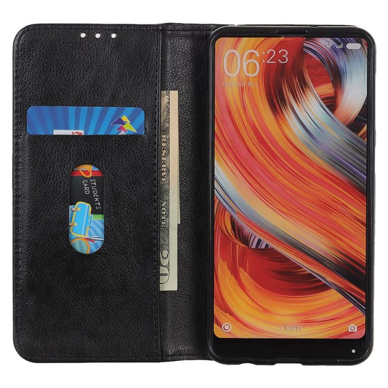 Flip Cover Xiaomi 14T Cuir Fendu