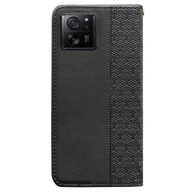 Flip Cover Xiaomi 14T Motif Quadrillé