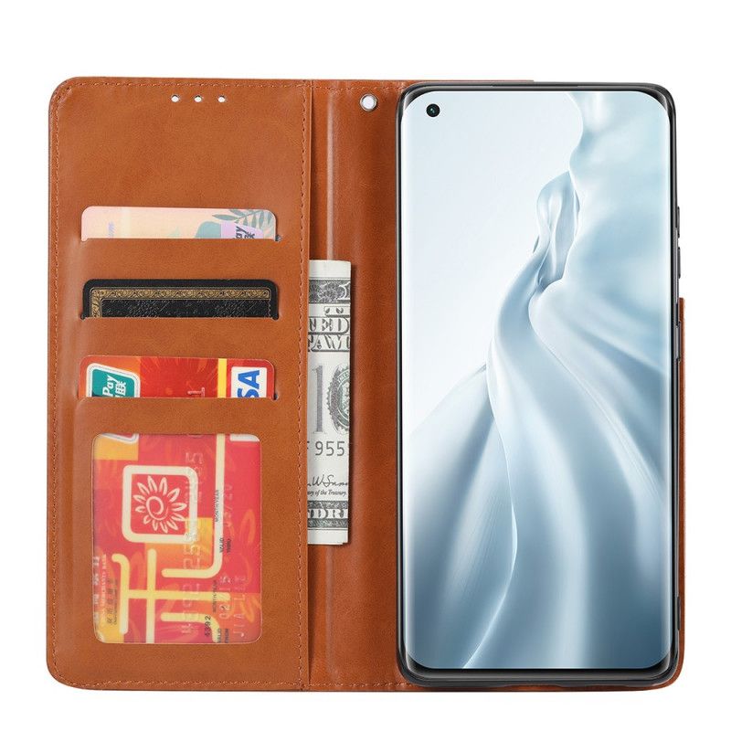 Flip Cover Xiaomi Mi 11 Simili Cuir Porte-cartes