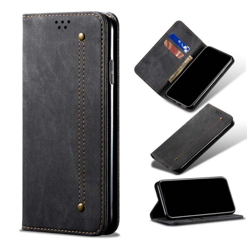 Flip Cover Xiaomi Mi 11 Tissu Jeans