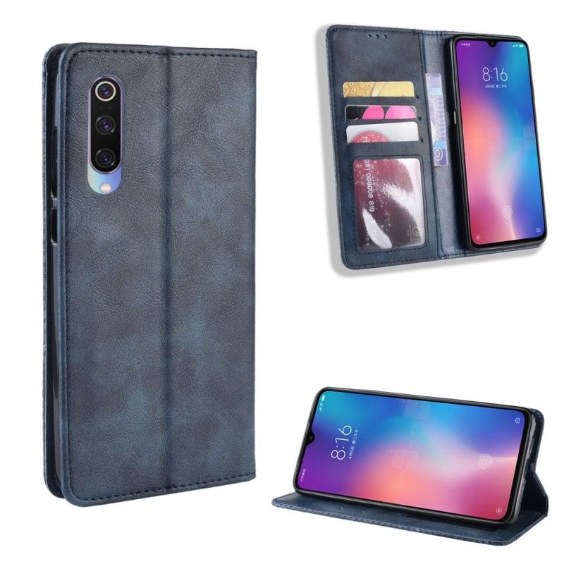 Flip Cover Xiaomi Mi 9 Se Effet Cuir Mat