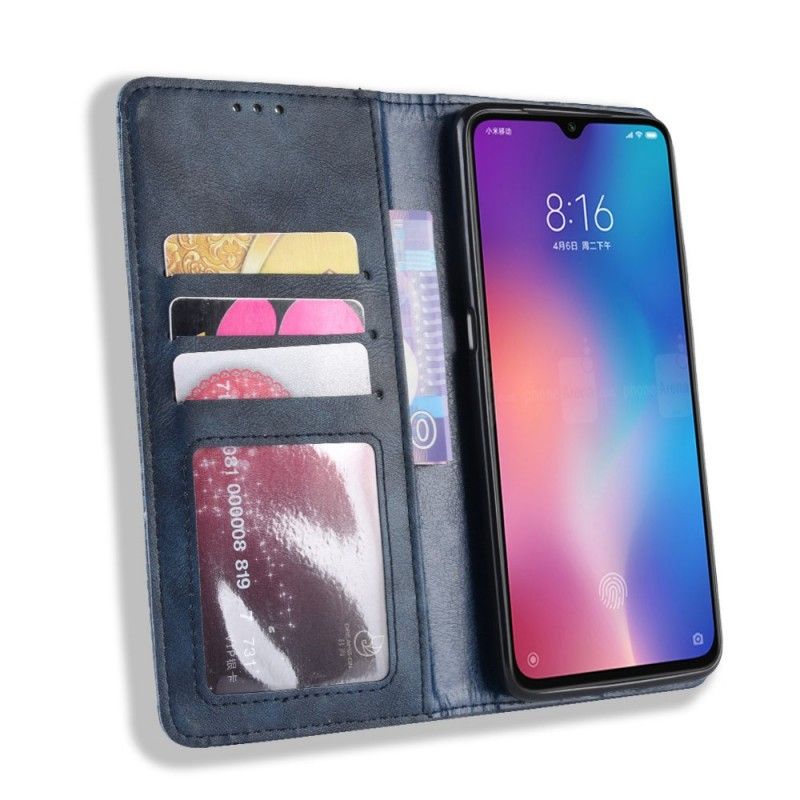 Flip Cover Xiaomi Mi 9 Se Effet Cuir Mat