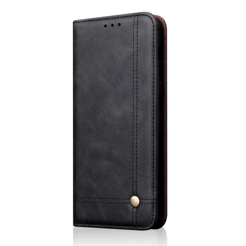 Flip Cover Xiaomi Mi 9t / Mi 9t Pro Effet Cuir Coutures