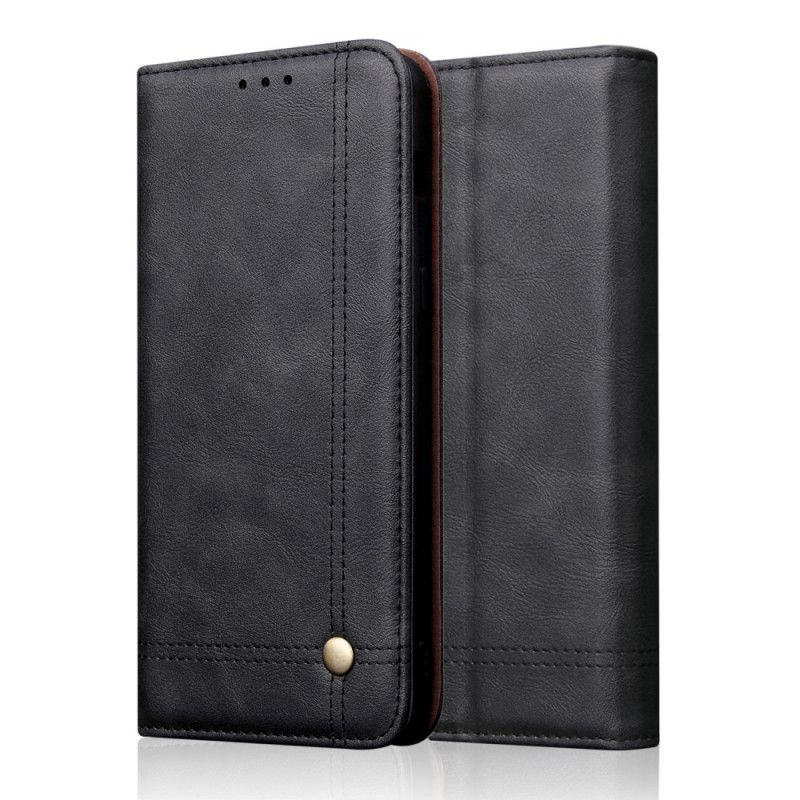 Flip Cover Xiaomi Mi 9t / Mi 9t Pro Effet Cuir Coutures