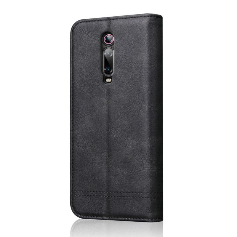 Flip Cover Xiaomi Mi 9t / Mi 9t Pro Effet Cuir Coutures