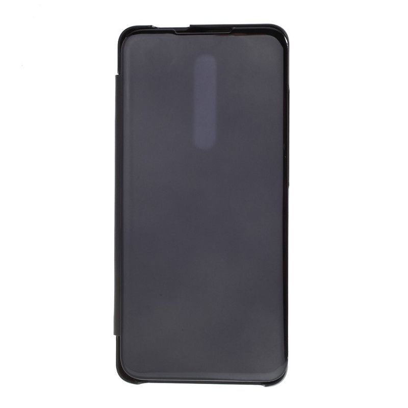 Flip Cover Xiaomi Mi 9t / Mi 9t Pro Miroir Et Effet Cuir