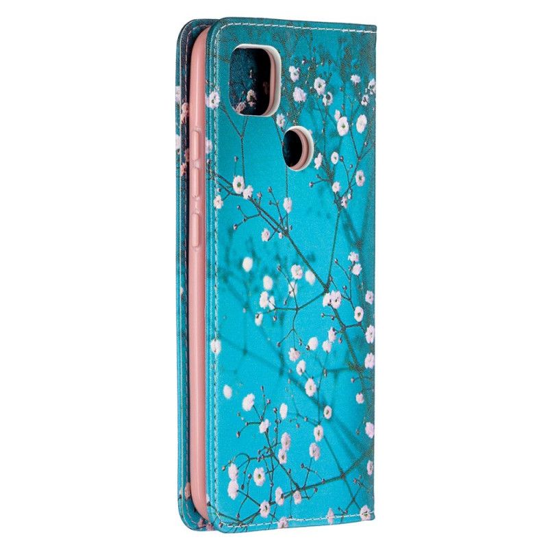 Flip Cover Xiaomi Redmi 9c Branches Fleuries