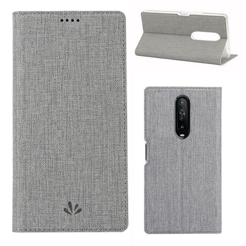 Flip Cover Xiaomi Redmi K30 Texturée Vili Dmx