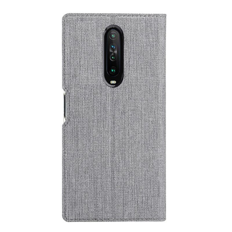 Flip Cover Xiaomi Redmi K30 Texturée Vili Dmx