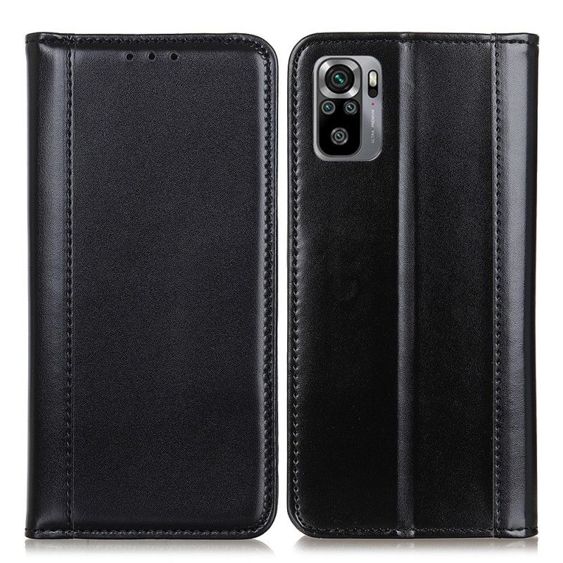 Flip Cover Xiaomi Redmi Note 10 / Note 10s Version Cuir Fendu