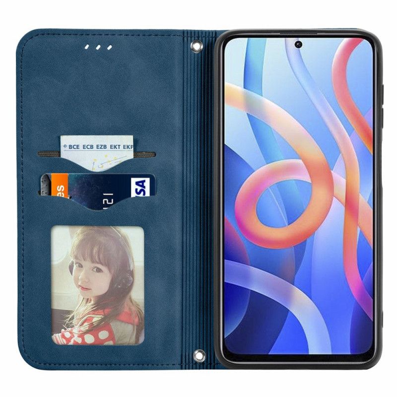 Flip Cover Xiaomi Redmi Note 11 / Poco M4 Pro 5G Skin-touch Classique