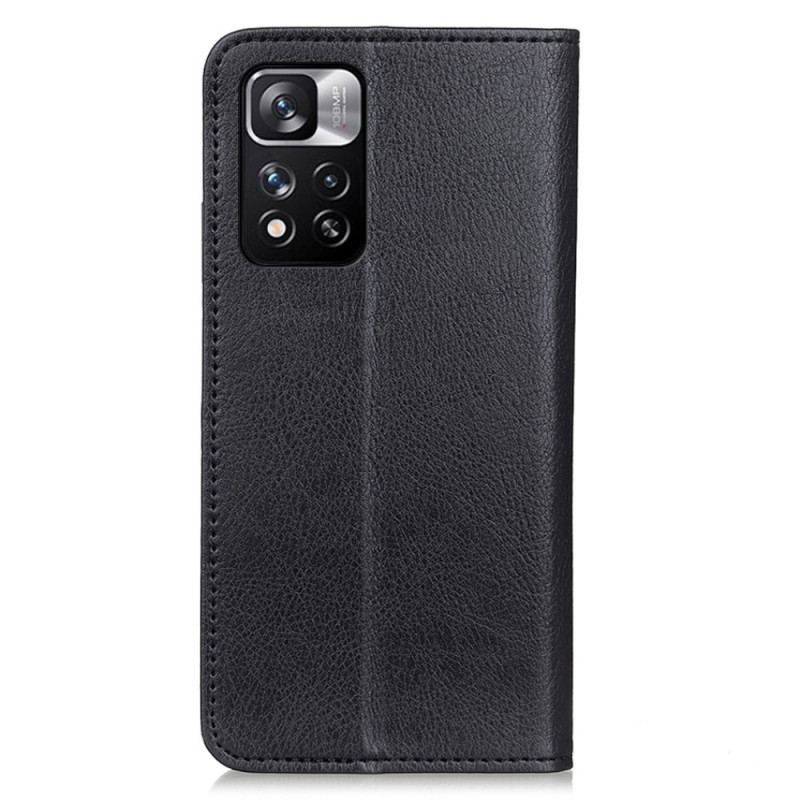 Flip Cover Xiaomi Redmi Note 11 Pro Plus 5G Cuir Fendu Mat