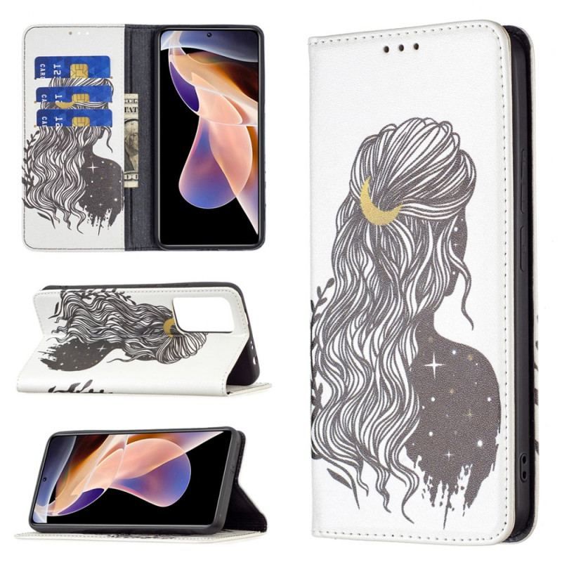 Flip Cover Xiaomi Redmi Note 11 Pro Plus 5G Jolie Chevelure