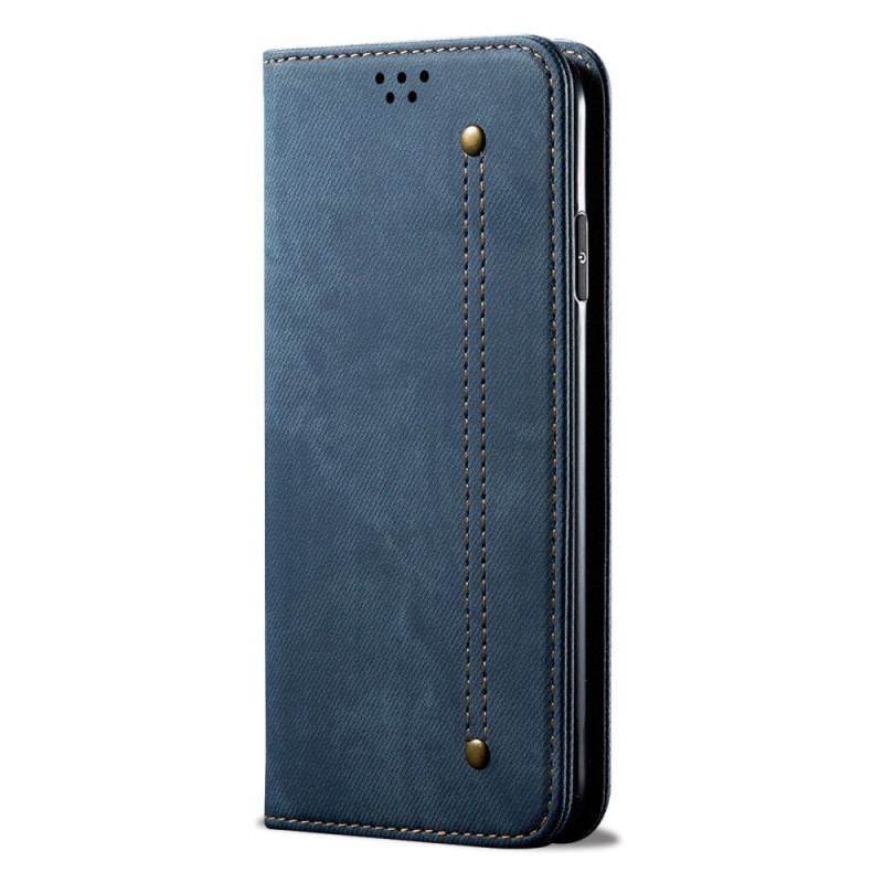 Flip Cover Xiaomi Redmi Note 11 Pro Plus 5G Tissu Jeans