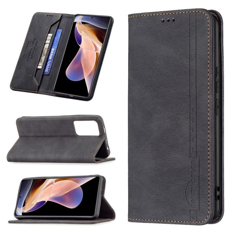 Flip Cover Xiaomi Redmi Note 11 Pro Plus Binfen Color RFID Couture