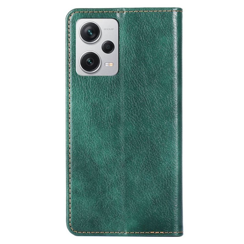 Flip Cover Xiaomi Redmi Note 12 Pro Plus Simili Cuir Coutures