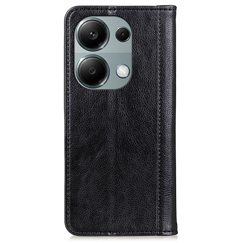 Flip Cover Xiaomi Redmi Note 13 Pro 4G / Poco M6 Pro 4G Cuir Fendu