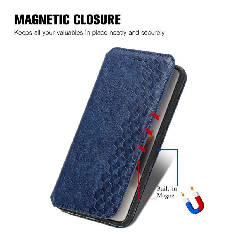 Flip Cover Xiaomi Redmi Note 13 Pro Plus 5G Vintage Motif Losange