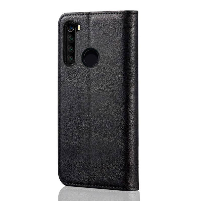 Flip Cover Xiaomi Redmi Note 8t Effet Cuir Coutures