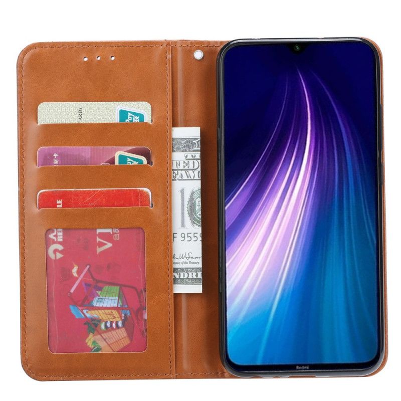 Flip Cover Xiaomi Redmi Note 8t Simili Cuir Porte-cartes