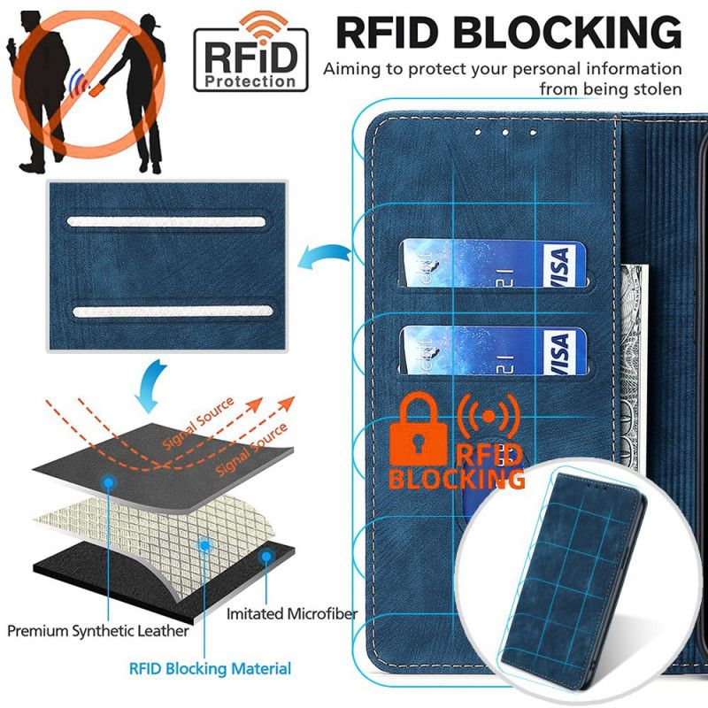 Flip CoverXiaomi 14 Portefeuille Bloquant RFID