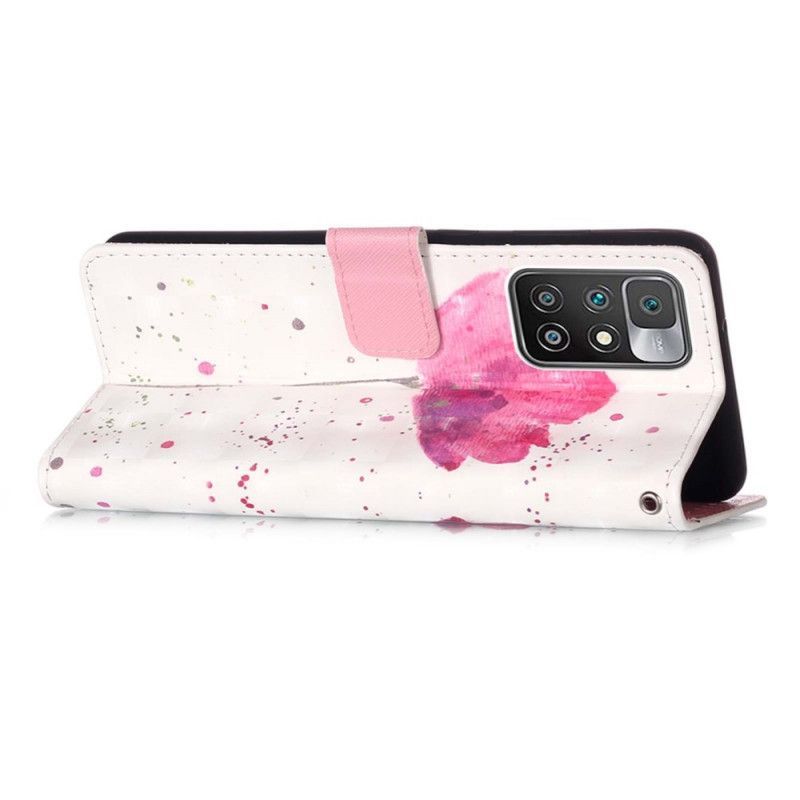 Housse Pour Xiaomi Redmi 10 Coquelicot Aquarelle