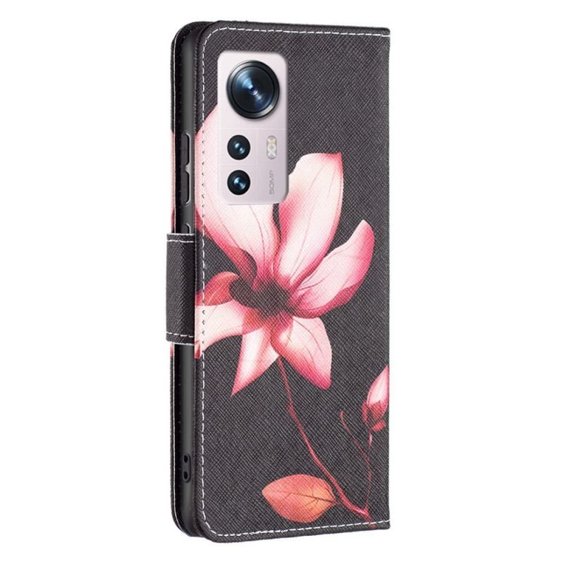 Housse  Xiaomi 12 / 12X  Fleur Rose