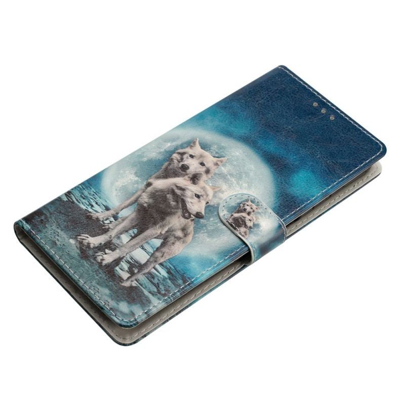 Housse Xiaomi 12 Lite Loup à Lanière