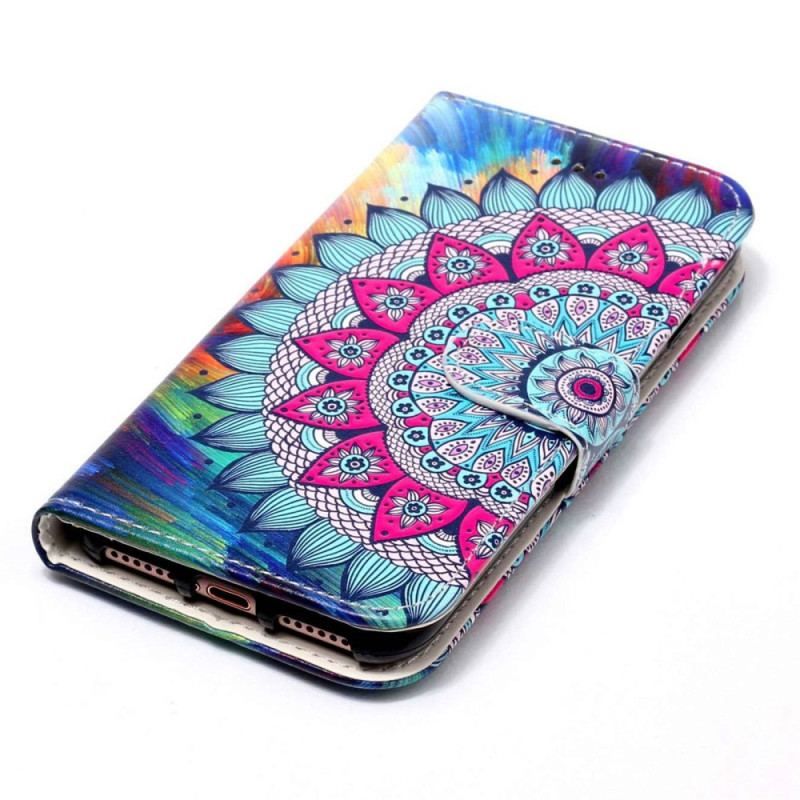 Housse Xiaomi 12 Lite Mandala Coloré à Lanière