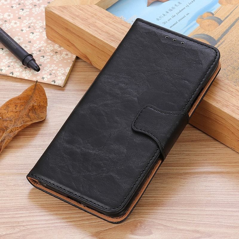 Housse Xiaomi 12 Pro Cuir Fendu Fermoir Réversible