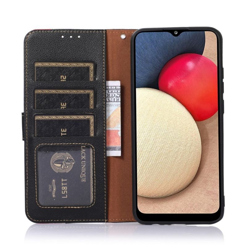 Housse Xiaomi 12 Pro Style Litchi RFID KHAZNEH