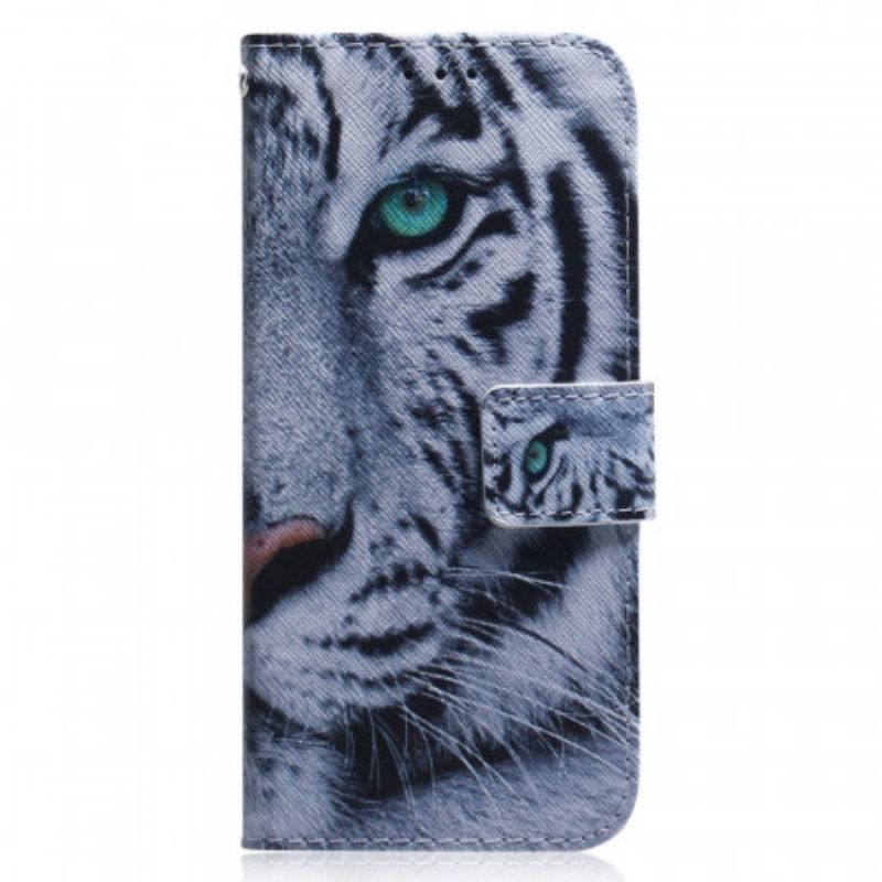 Housse Xiaomi 12 Pro Tigre Blanc