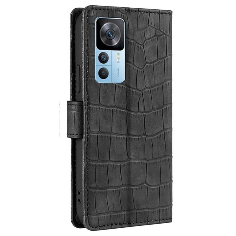 Housse Xiaomi 12T / 12T Pro Skin-Touch Crocodile