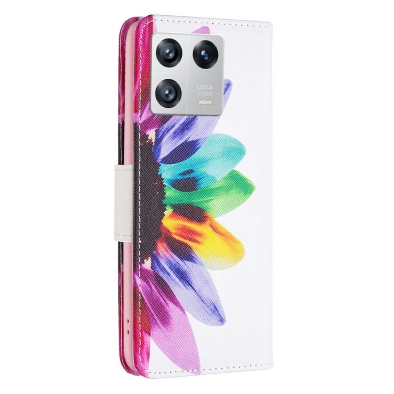 Housse Xiaomi 13 Fleur Aquarelle