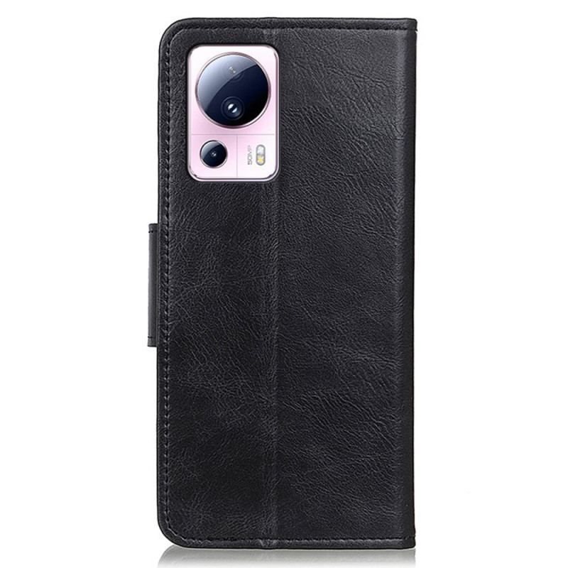 Housse Xiaomi 13 Lite Style Cuir Fermoir Réversible