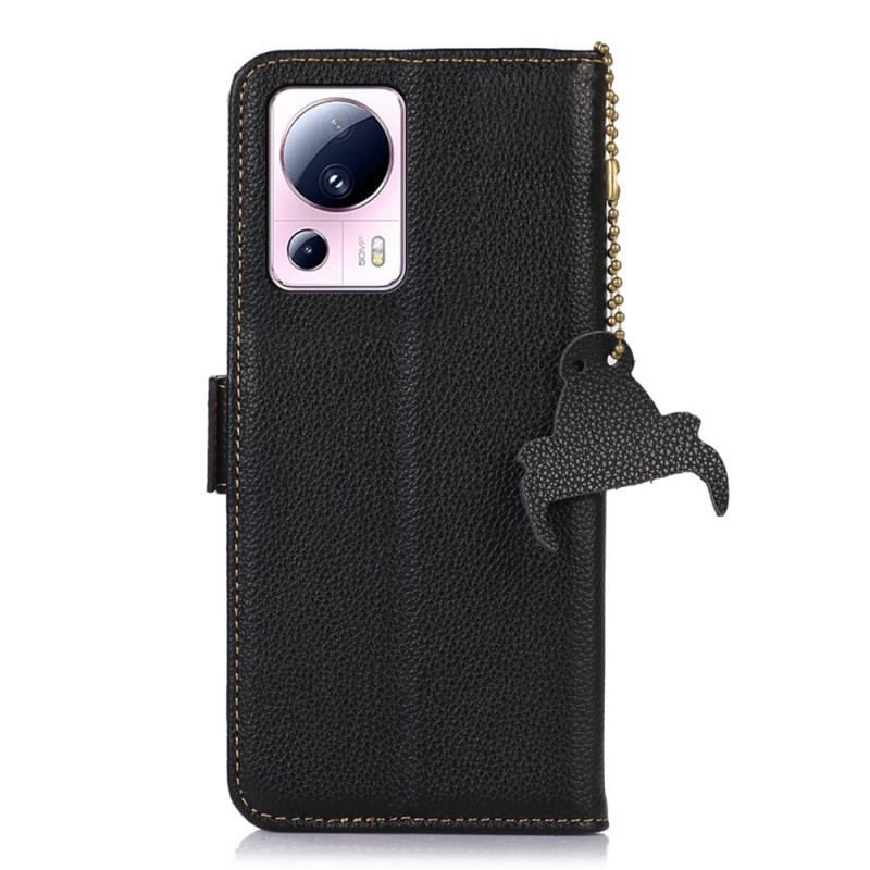 Housse Xiaomi 13 Lite Vrai Cuir Protection RFID