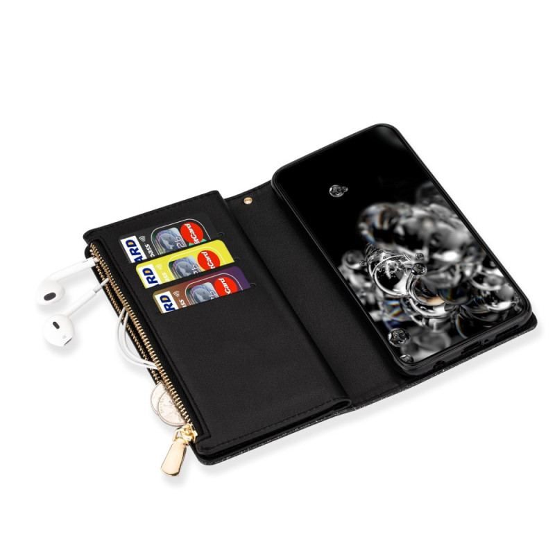 Housse Xiaomi 13 Paillettes Portefeuille Zip