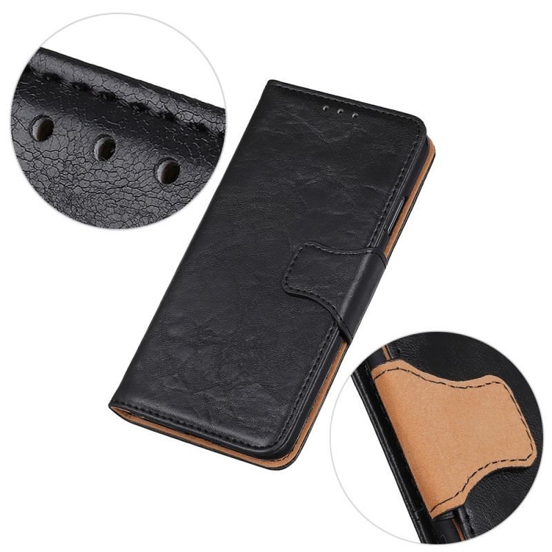 Housse Xiaomi 13 Pro Cuir Fendu Fermoir Réversible