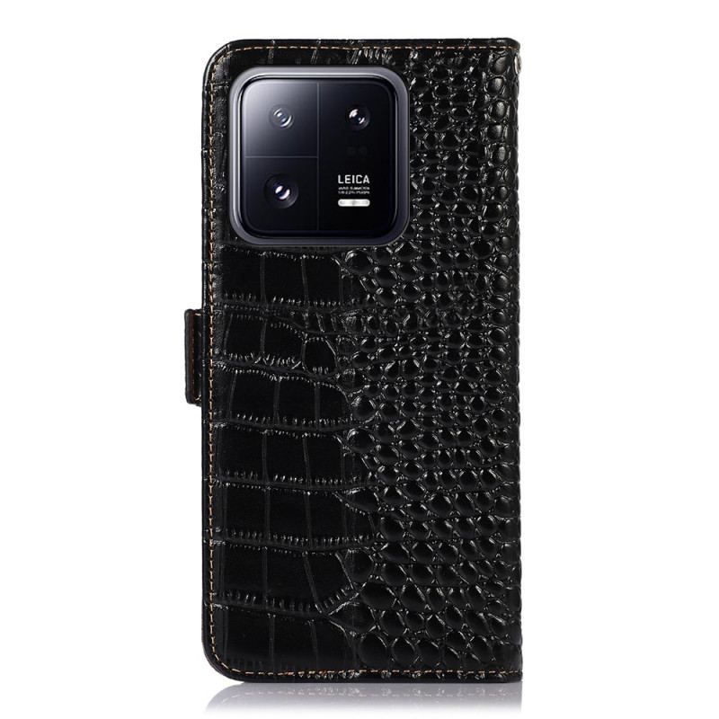 Housse Xiaomi 13 Pro Style Crocodile RFID