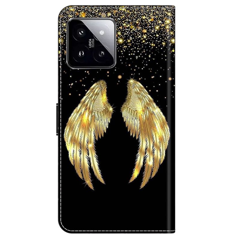 Housse Xiaomi 14 Ailes d'Or