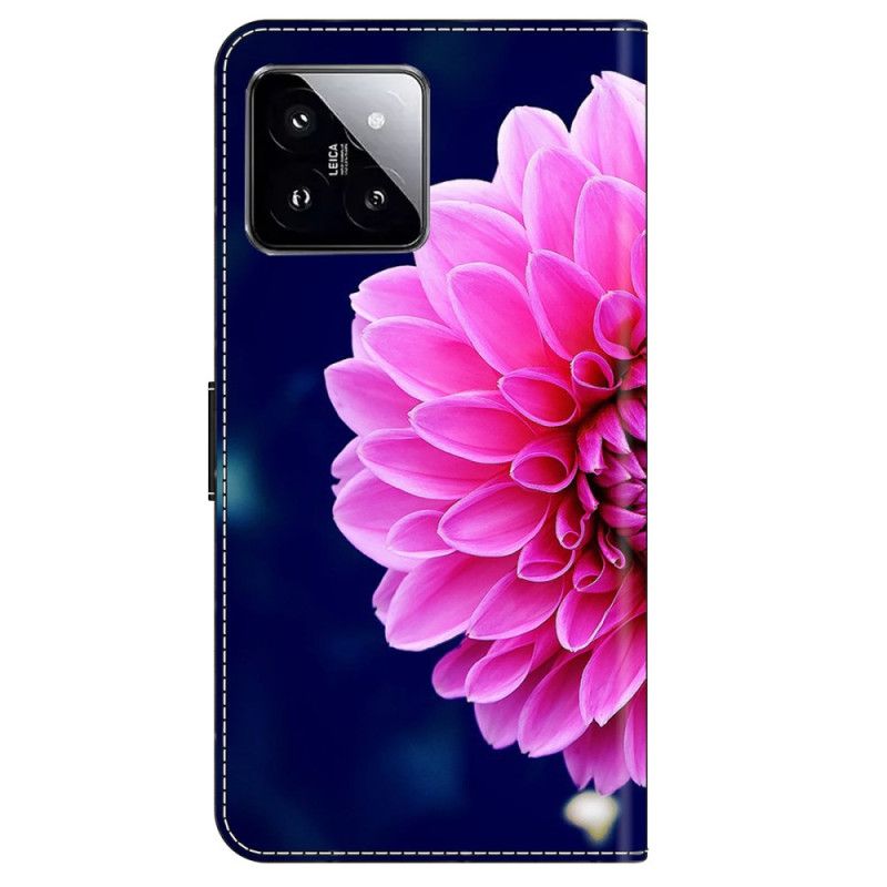 Housse Xiaomi 14 Fleur Rose