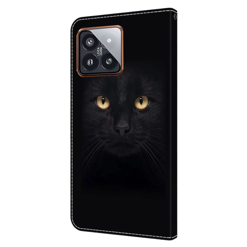 Housse Xiaomi 14 Pro Chat Noir