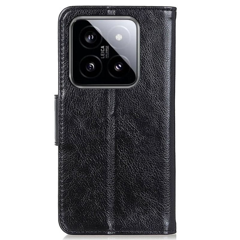 Housse Xiaomi 14 Pro Cuir Nappa Fendu