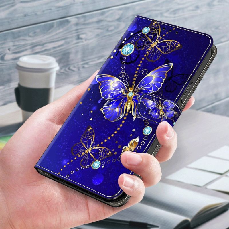 Housse Xiaomi 14 Pro Papillons Diamants