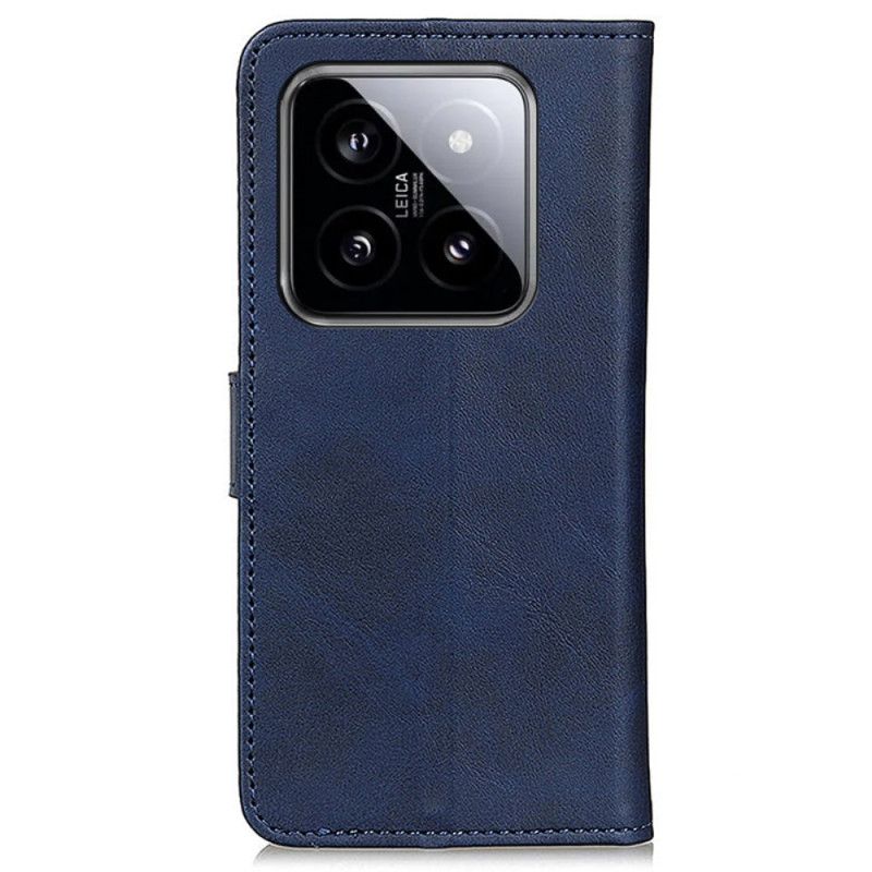 Housse Xiaomi 14 Pro Simili Cuir Mat