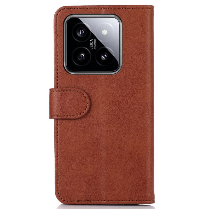 Housse Xiaomi 14 Pro Style Cuir Classique