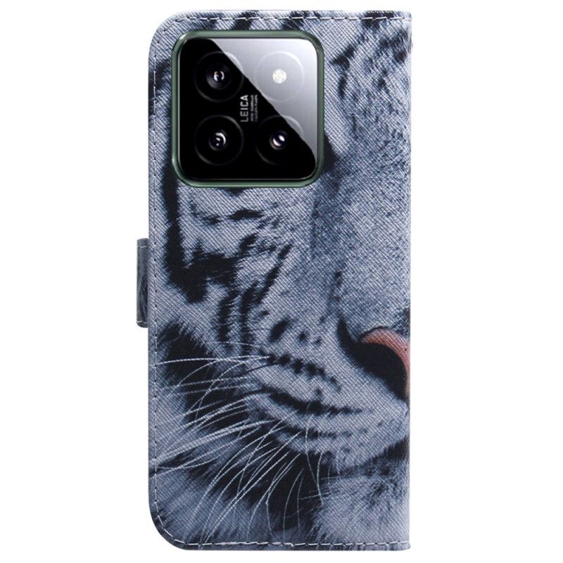 Housse Xiaomi 14 Tigre Blanc