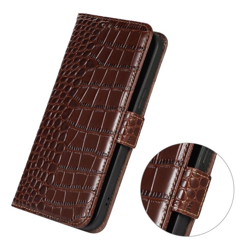 Housse Xiaomi 14T Pro Cuir Texture Crocodile