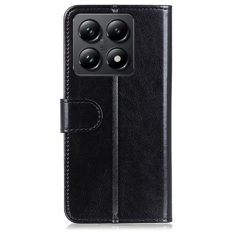 Housse Xiaomi 14T Pro Simili Cuir Ciré